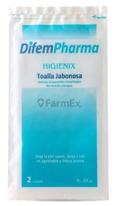 Toalla Jabonosa Higienix x 2 Unidades Farmex-Fonasa-Persistente